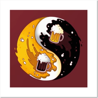 Ying Yang Beer Posters and Art